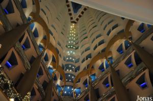 Hall intérieur du Burj Al Arab