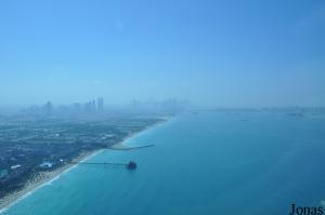 Vue sur Dubai à partir du restaurant Al Muntaha