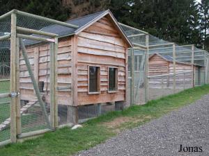 Volières des animaux de la ferme