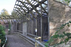 Complexe de cages pour coatis, lynx et hamadryas