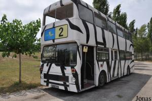 Bus pour la visite du safari des carnivores