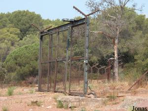 Ancienne porte d'accès à l'enclos des lions