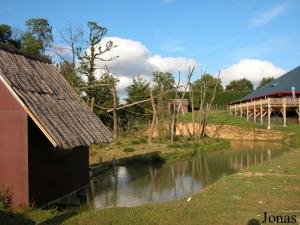 Île des siamangs et restaurant "La Pagode"