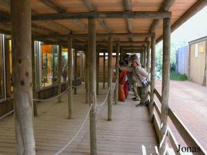 Gare du safari-train dans le pavillon africain