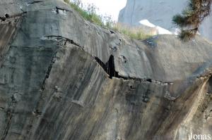 Rochers dégradés par le temps