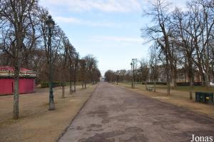 Allée principale du Parc de Blossac