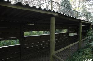 Aviary for Demoiselle cranes