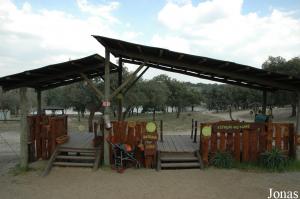 Departure station for the safari tour