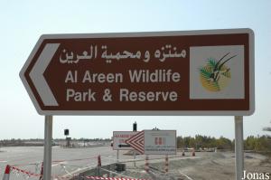 En route pour l'Al Areen Wildlife Park and Reserve