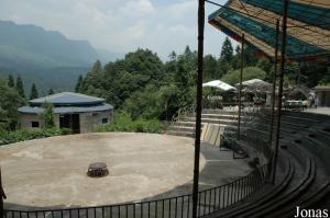 Arène de spectacle des éléphants