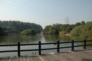 Lac central du Xiangjiang Safari Park Guangzhou