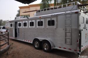 Camion de transport pour chevaux