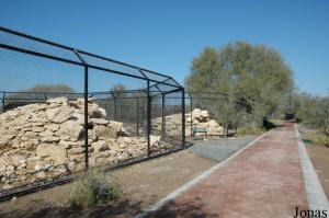 Quelques enclos pour tahrs à l'Oman Mammal Breeding Centre