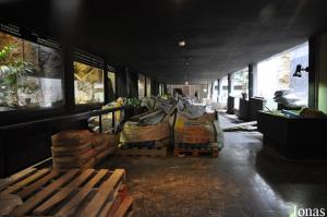 Galerie du vivarium en cours de rénovation